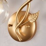 LED Wall Lamp Manufacturer - Nordic Minimalist E27 Bulb Luxury Glass Iron