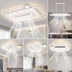 LED Silent Fan Light Factory - Remote Control Three-Color Anti-Flicker