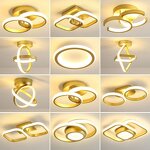 Flush Mount Ceiling Light Manufacturer - Fancy Iron PS Modern Nordic Square