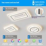 Bladeless Ceiling Fan Manufacturer - Leafless Full Spectrum LED Remote