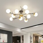 LED Ceiling Lights Manufacturer - Nordic Post-Modern Golden Multi-Head