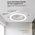 LED Ceiling Fan Manufacturer - Round Quiet DC Motor 3 5 Blades Remote