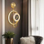 Bed Head Light Manufacturer - Luxury Creative Wall Lamp Clock Technology