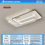 Bladeless Ceiling Fan Factory - Remote Voice Control Air Purifier Light