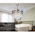 Ceiling Fan Manufacturer - 42 Inch Folding Blades LED 3 Colors Remote