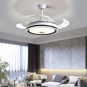 Ceiling Fan Lamp Manufacturer - Music LED Light AC Invisible Design