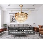 Ceiling Fan Manufacturer - 42 Inch Folding Blades LED 3 Colors Remote