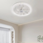 LED Ceiling Light Fan Manufacturer - White Mini Eye Protection 3 Speed