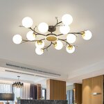 LED Ceiling Lights Manufacturer - Nordic Post-Modern Golden Multi-Head