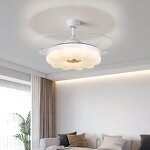 Electric Fan Lamp Manufacturer - Nordic Cream 42 Inch Frequency Conversion