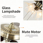 Ceiling Fan Factory - Euro Style 4-Blade Remote DC Motor Wooden