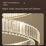 Crystal Chandelier Manufacturer - Modern Simple Remote 3000K Large Empty