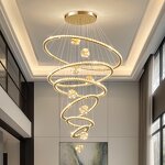 Crystal Chandelier Factory - Luxury Villa Living Room Duplex Easy Hanging
