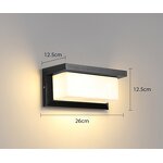 Outdoor Wall Lamp Manufacturer - IP65 Waterproof Aluminum LED 3000K Upper Lower