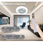 DC Ceiling Fan Manufacturer - Modern Design LED Lights Remote Low Noise