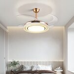 LED Fan Lamp Factory - 2024 New Bluetooth Remote Mute DC Motor