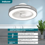 Ceiling Fan with Light Factory - Modern 3-Blade LED DC Motor Dimmable Remote