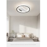 LED Ceiling Fan Manufacturer - Simple Leafless Integrated Acrylic Remote