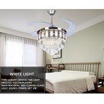 Fan Light Manufacturer - 2024 New 42 Inch Invisible Simple Modern Soft