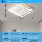 LED Silent Fan Light Factory - Remote Three-Color Strong Wind No Blades