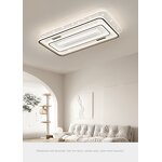 LED Ceiling Fan Factory - Simple Leafless 220V AC Metal Acrylic Remote