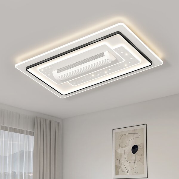 Bladeless Ceiling Light Manufacturer - Full Spectrum LED DC Acrylic Remote