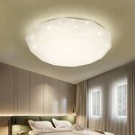 LED Ceiling Light Factory - 30cm Iron Starry Sky Acrylic Dimming IP33