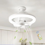 Ceiling Fan with Light Factory - Modern LED Remote Kitchen Hand Fan