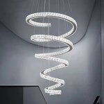 Crystal Chandelier Manufacturer - Light Luxury Rotating Ring Stainless Steel