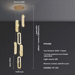 Crystal Chandelier Factory - Modern Double Building Iron Villa Leaping