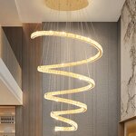 Crystal Chandelier Manufacturer - Light Luxury Rotating Ring Stainless Steel