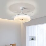 Electric Fan Lamp Manufacturer - Nordic Cream 42 Inch Frequency Conversion