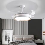 LED Ceiling Fan Manufacturer - Retractable Blades Intelligent Silent Remote