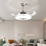 Ceiling Fan Factory - Nordic Style Invisible Smart Control Chandelier