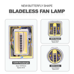 LED Ceiling Fan Manufacturer - Residential Dimmable DC Motor Remote Acrylic