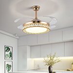 Ceiling Fan Chandelier Factory - 2024 New Inverter LED Invisible Integrated