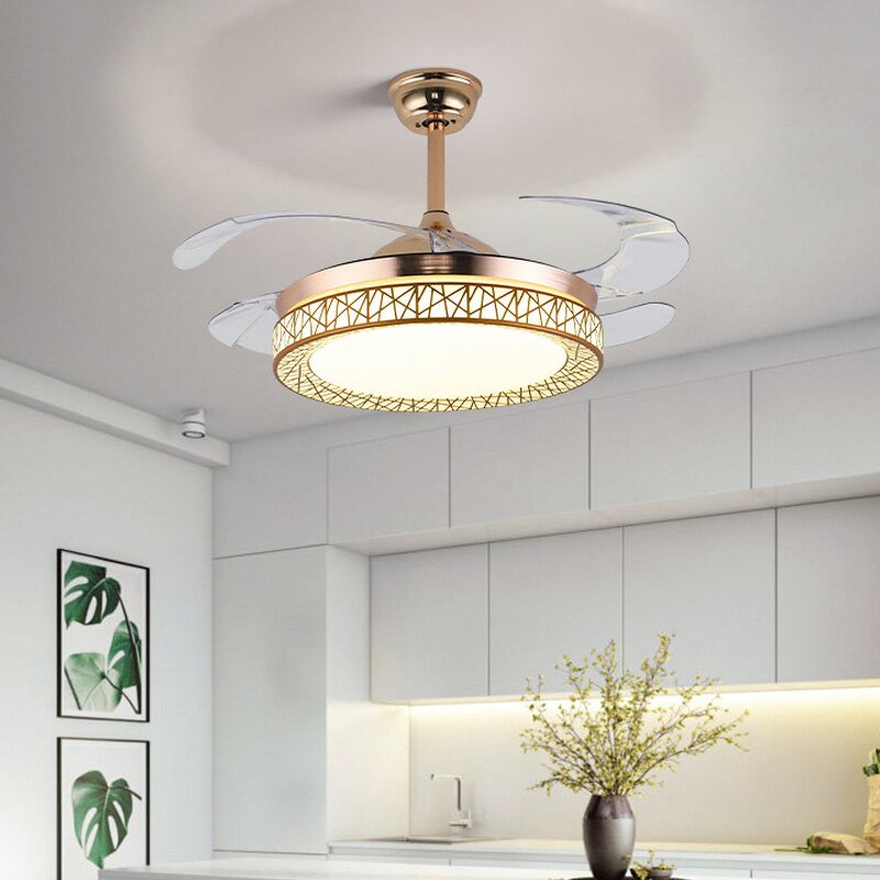 Ceiling Fan Chandelier Factory - 2024 New Inverter LED Invisible Integrated