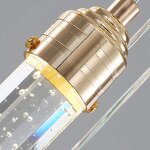 Crystal Pendant Light Manufacturer - Hotel Villa Hall Staircase Long Gold