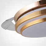 Ceiling Fan with Light Factory - 42 Inch ABS LED Remote Control DC