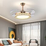 LED Chandelier Fan Factory - Smart Home Invisible Wind Integrated Lamp