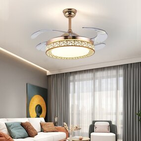LED Chandelier Fan Factory - Smart Home Invisible Wind Integrated Lamp
