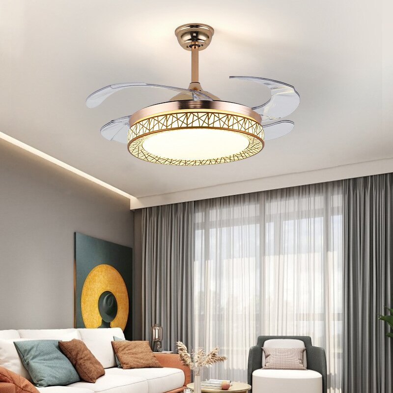 LED Chandelier Fan Factory - Smart Home Invisible Wind Integrated Lamp