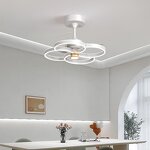 Ceiling Fan Factory - 2025 Nordic Simple Iron Mute Integrated Large Wind