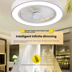 LED Ceiling Fan Light Manufacturer - Round Remote 3 5 Blades Quiet DC