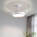 LED Ceiling Fan Manufacturer - Retractable Blades Intelligent Silent Remote