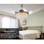 LED Ceiling Fan Factory - Nordic Modern Chandelier Remote Control