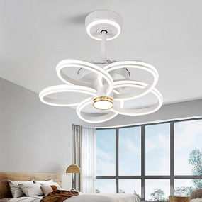 LED Ceiling Fan Factory - Nordic Luxury Modern Simple Quiet Frequency Conversion