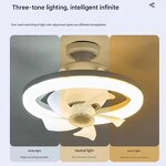 Ceiling Fan with Light Factory - Modern LED Remote Kitchen Hand Fan