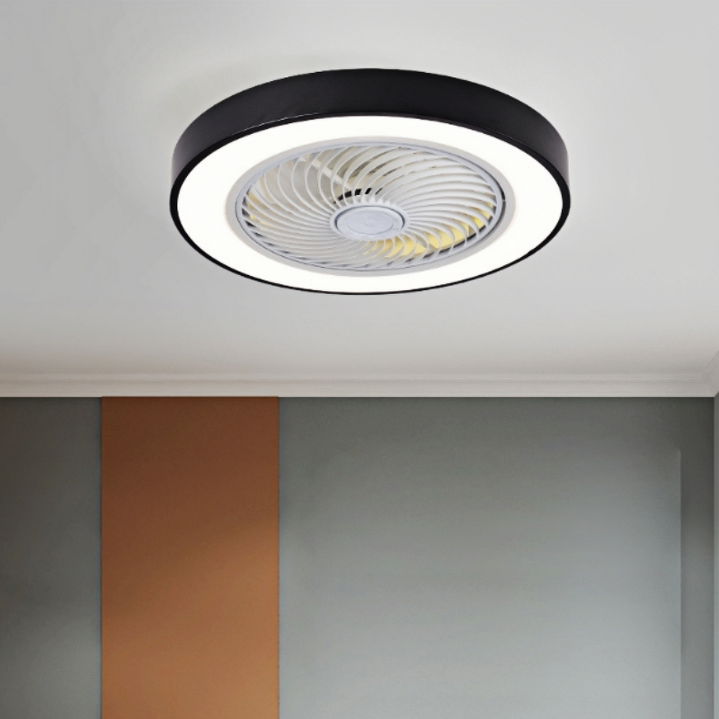 LED Ceiling Fan Manufacturer - Round Quiet DC Motor 3 5 Blades Remote