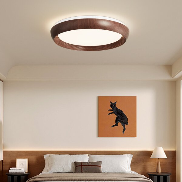 LED Ceiling Lights Manufacturer - Vintage Retro Wood Grain Eye Protecting